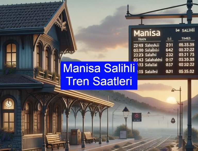 Manisa Salihli Tren Saatleri